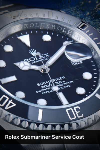 rolex submariner service price|rolex repair price list.